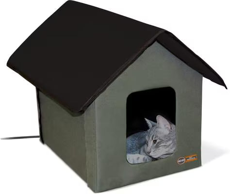 Whiskora – Outdoor Heated Cat House Shelter for Winter & Outdoor Cats