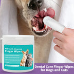 Pawdora – Tooth Cleaning Finger Wipes for Dogs & Cats | Pet Dental Care Finger Wipes