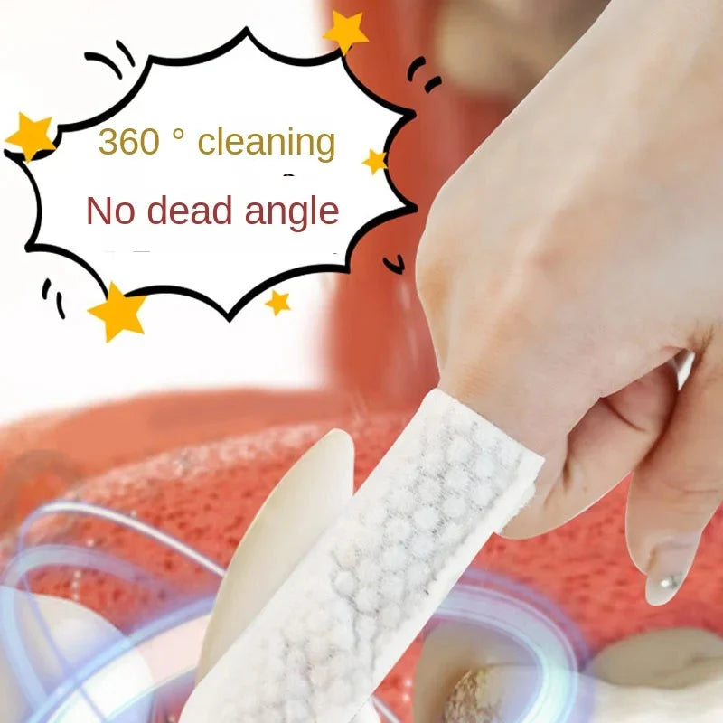 Pawdora – Tooth Cleaning Finger Wipes for Dogs & Cats | Pet Dental Care Finger Wipes