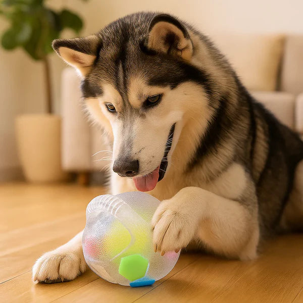Zenvyra – Durable Dog Toy Ball for Stress Relief & Interactive Play