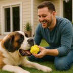 Zenvora – Durable Interactive Dog Ball Toy for Chewing, Fetch & Stress Relief