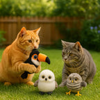 Chirvella™ – Interactive Chirping Bird Cat Toy for Playful Indoor Cats