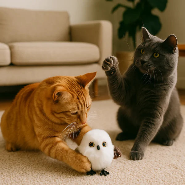 Chirvella™ – Interactive Chirping Bird Cat Toy for Playful Indoor Cats