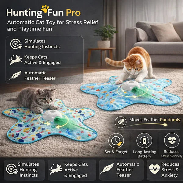 Purrlix – Interactive Automatic Cat Toy for Playtime & Stress Relief